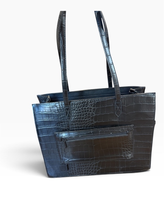 Beis Handbags - BÉIS The Work Tote Black Croc Embossed Laptop Travel Bag Standard Size